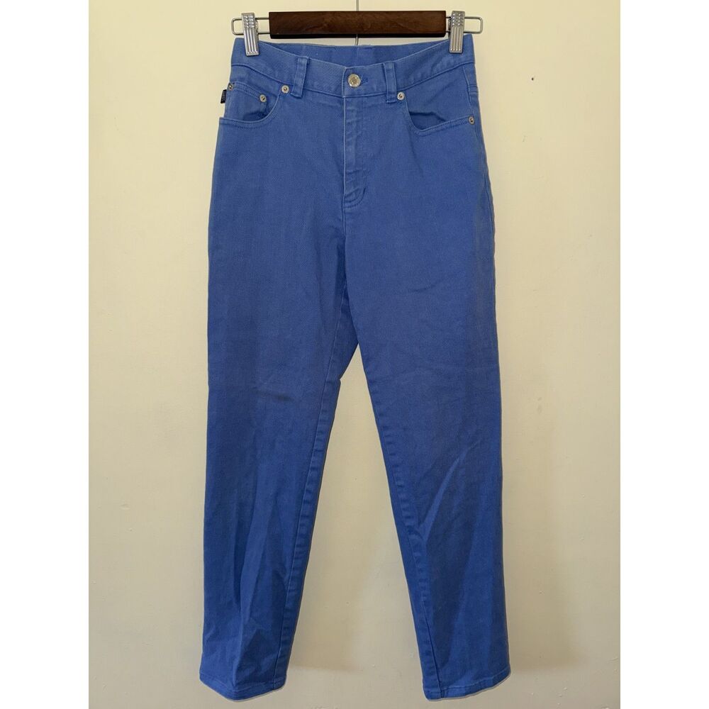 Lauren Jeans Co. Ralph Lauren High Rise Tapered Jeans Blue Petite 2P